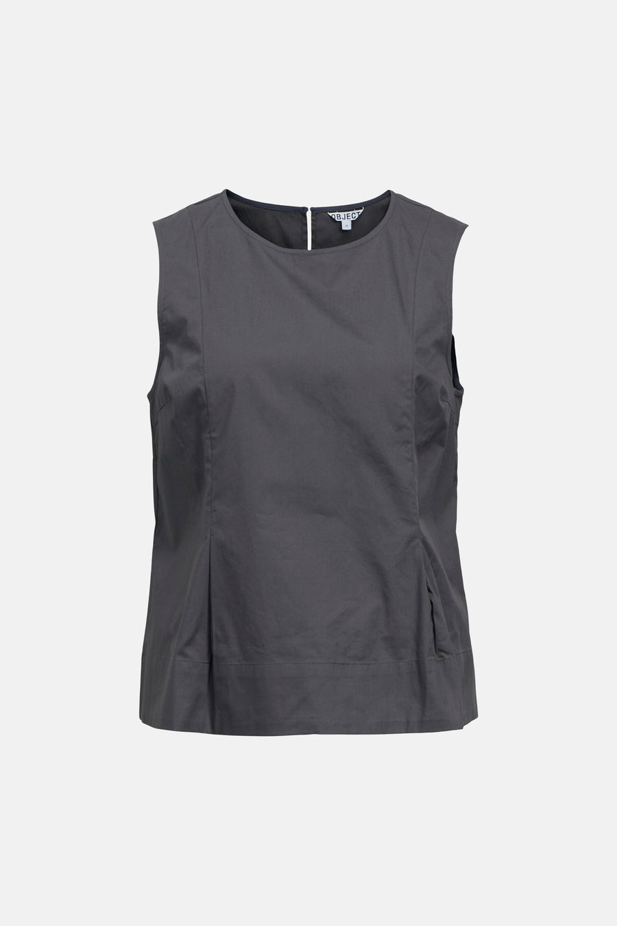 Blouse (zonder mouwen) grijs - OBJECT