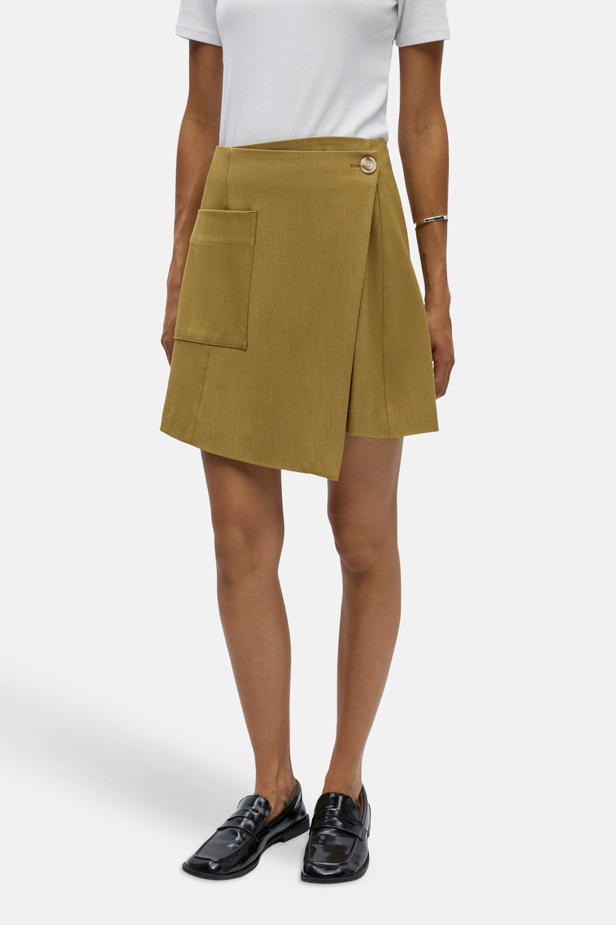 Jupe courte jaune - OBJECT