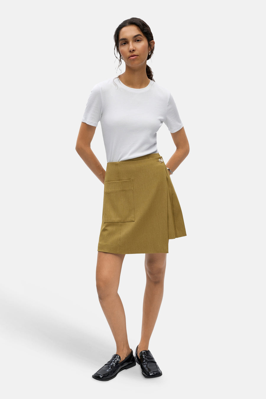 Jupe courte jaune - OBJECT