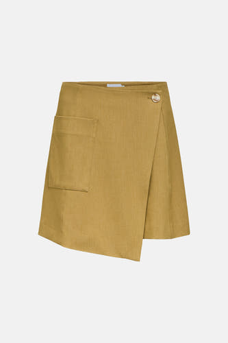 Jupe courte jaune - OBJECT