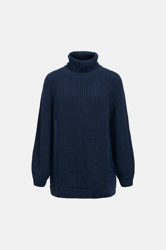 Pull col O bleu - OBJECT