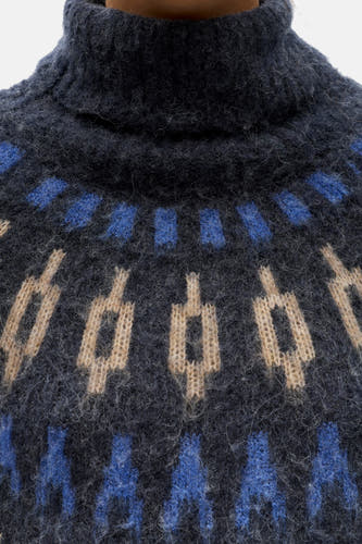 Pull col O multicolore - OBJECT