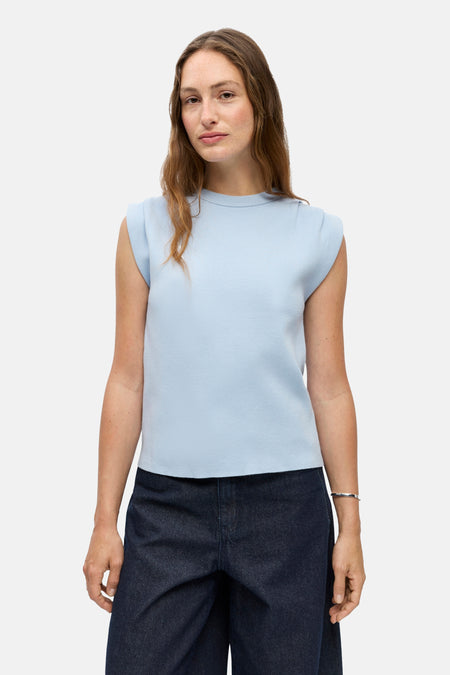 Pull O-hals - blauw