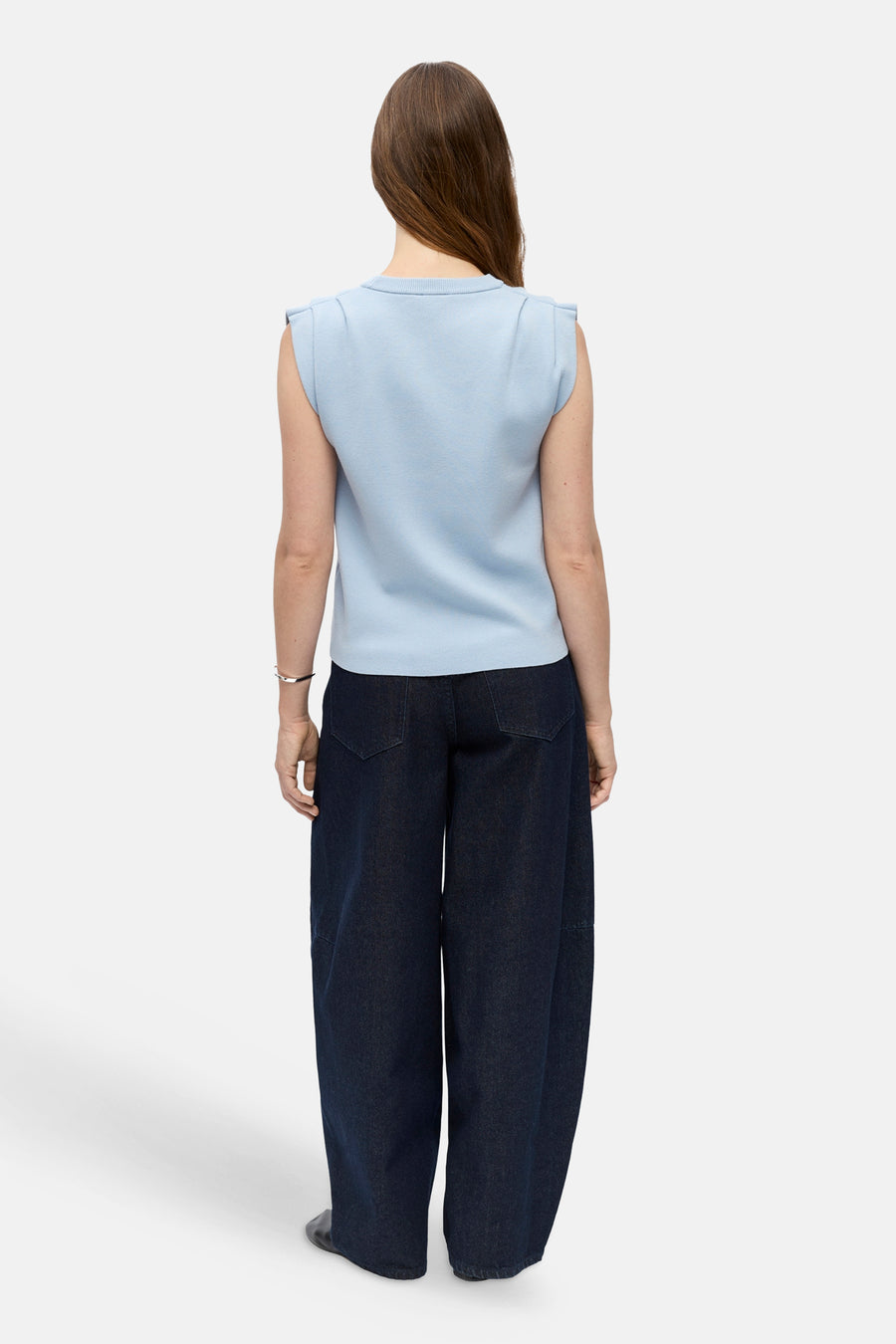 Pull col O bleu - OBJECT