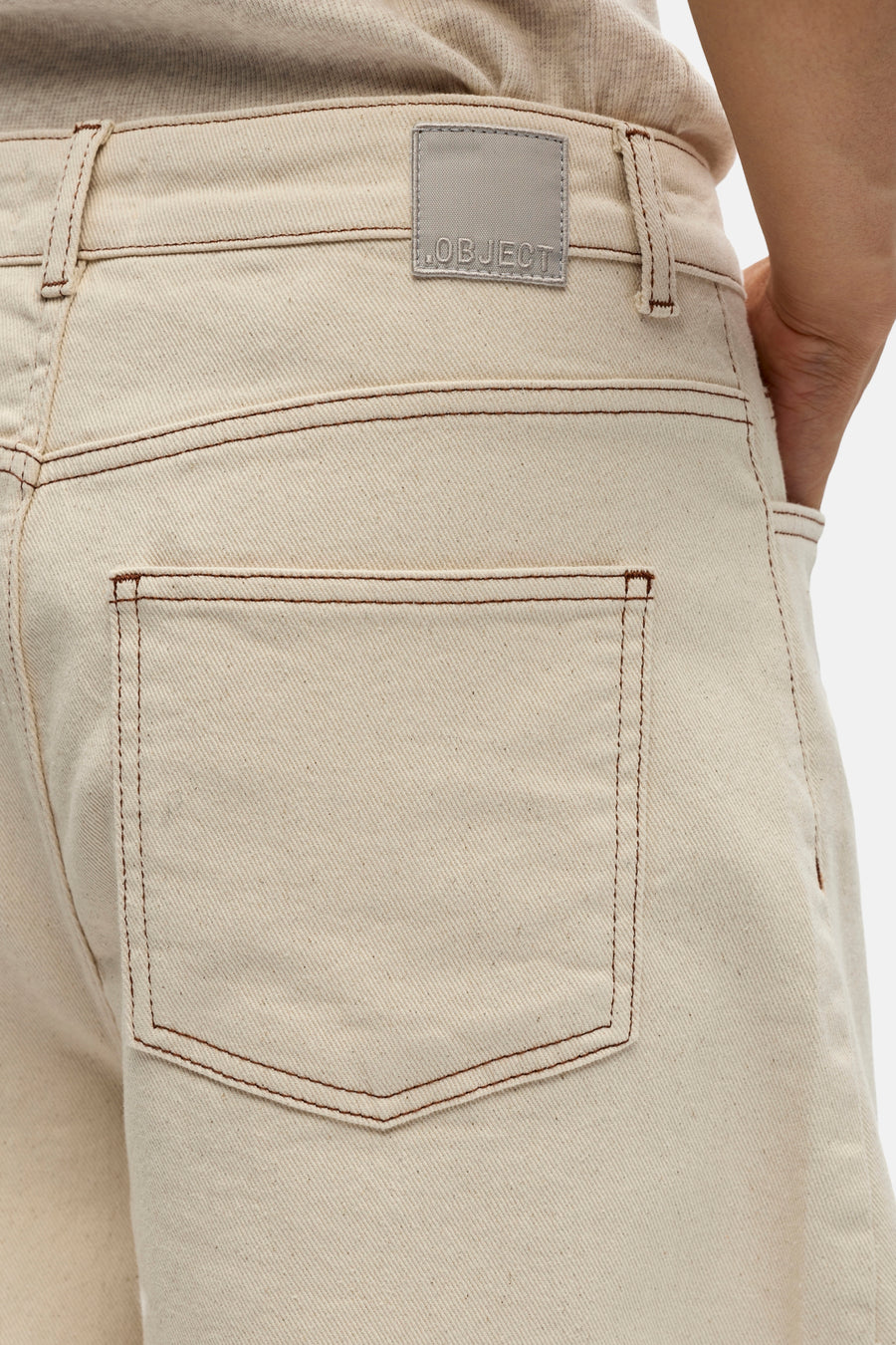 Jeans coupe spécial off white denim - OBJECT