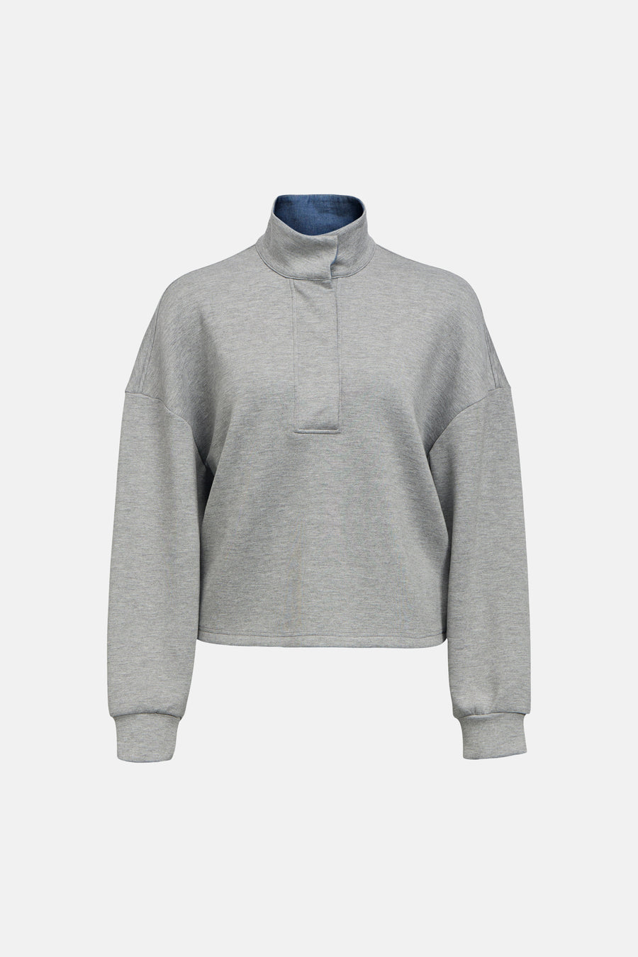 Sweat col O gris - OBJECT