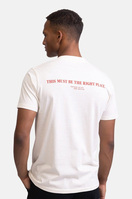 T-shirt met korte mouwen - Ecru