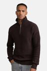 Trui met V-hals bruin - REDEFINED REBEL