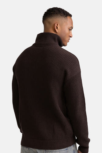 Trui met V-hals bruin - REDEFINED REBEL