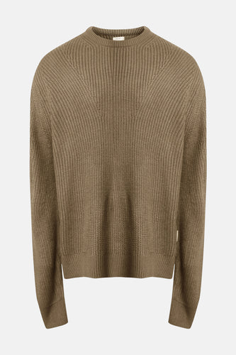 Pull à col rond - beige - REDEFINED REBEL