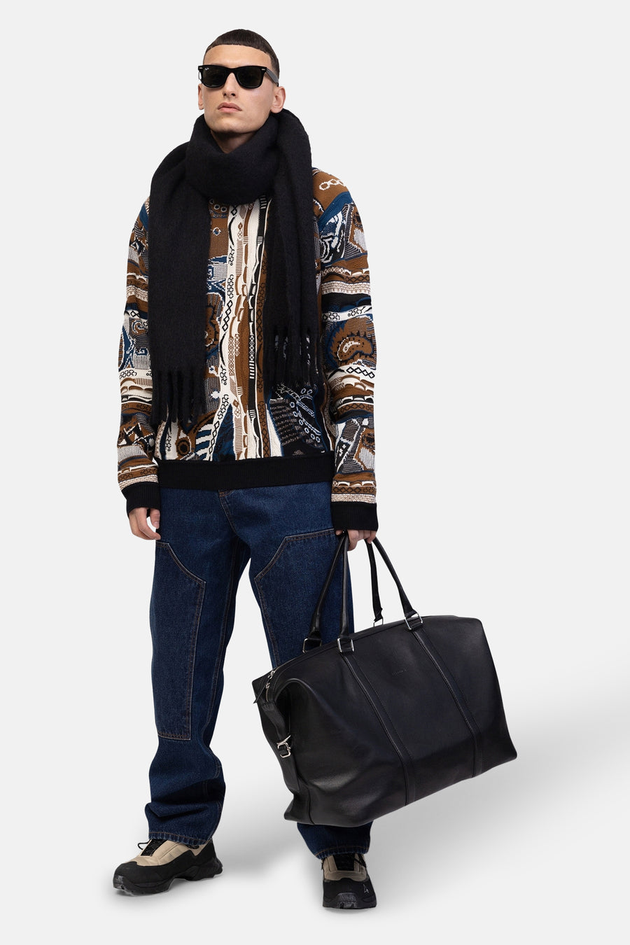 Pull met ronde hals - bruin - REDEFINED REBEL