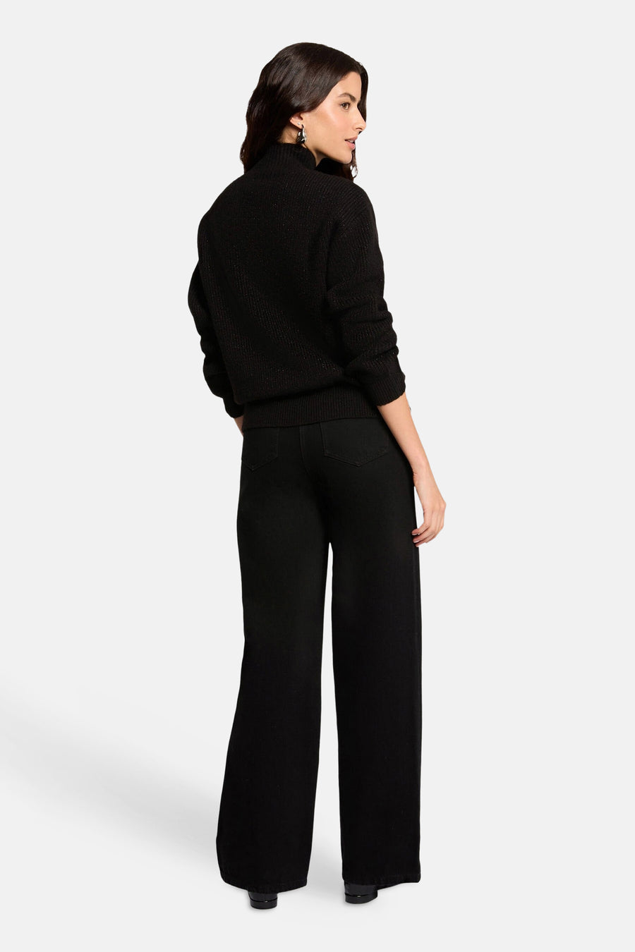 Trui met rolkraag zwart - Morgan De Toi - Morgan De Toi