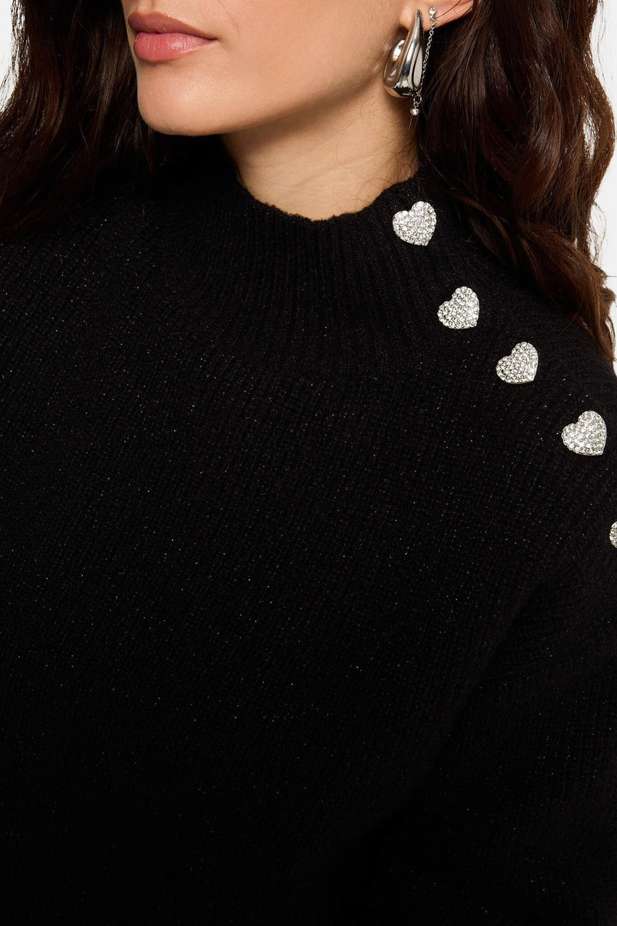 Trui met rolkraag zwart - Morgan De Toi - Morgan De Toi