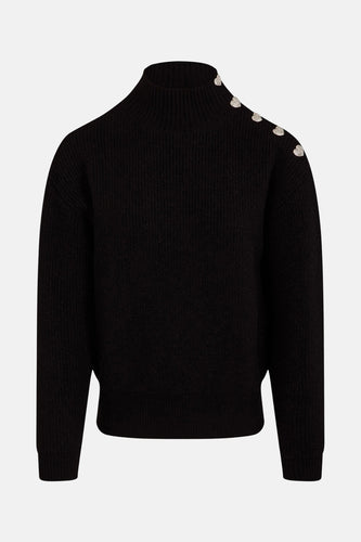 Trui met rolkraag zwart - Morgan De Toi - Morgan De Toi