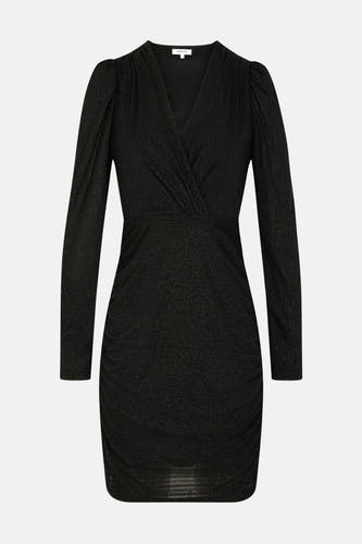 Kleedje met lange mouwen - NOIR