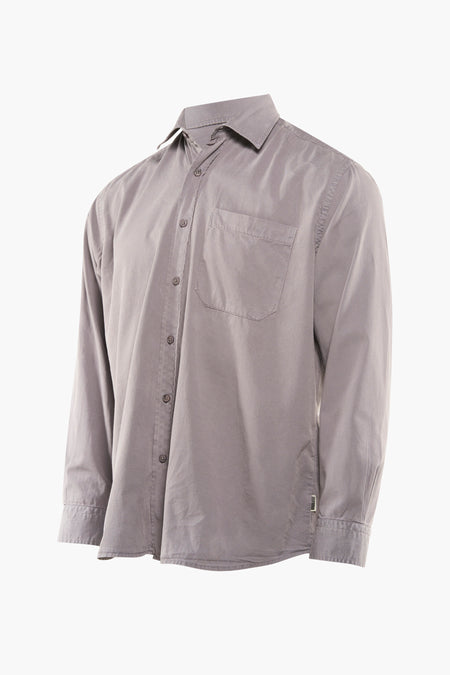 Chemise (manches longues) Gris - WOODBIRD