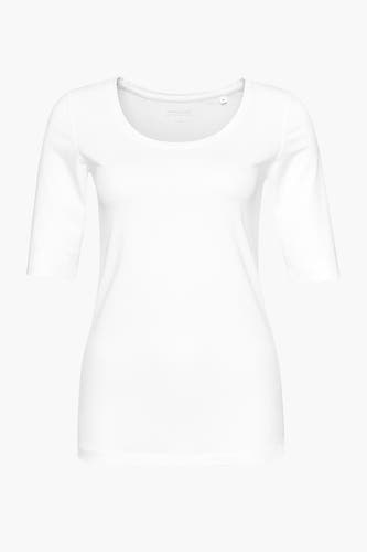 Witte top met korte mouwen van OPUS.