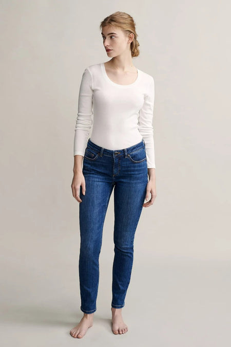 Top (lange mouwen) Wit - OPUS