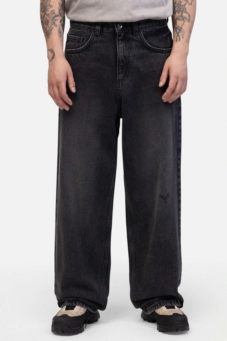 KINGSTON - dark grey denim