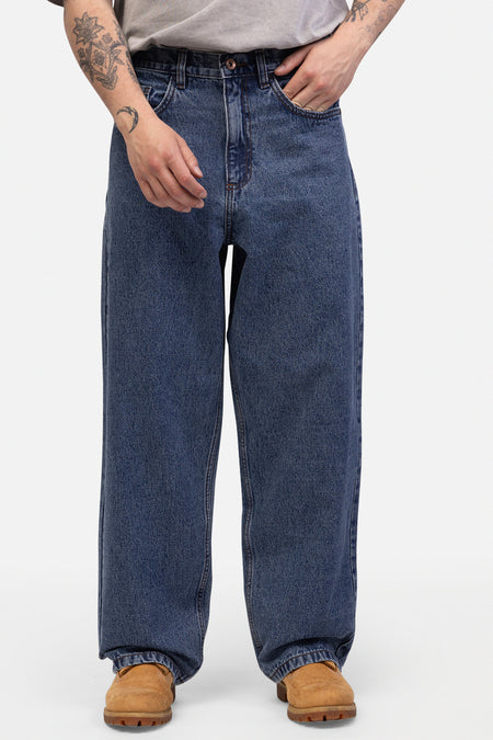 Jeans wide Mid blue denim - REDEFINED REBEL