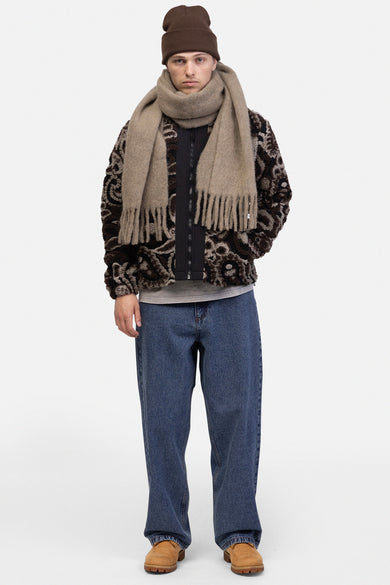 Wijdvallende jeans van REDEFINED REBEL, met een middelhoge blauwe wassing en losse pasvorm.