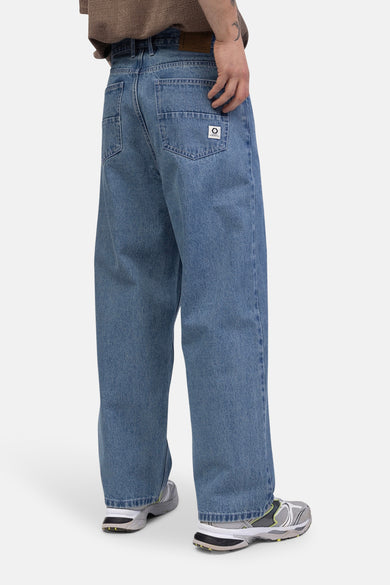 Jeans wide mid blue denim - REDEFINED REBEL