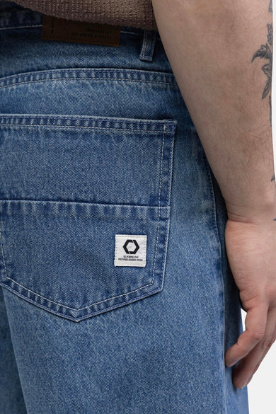 Jeans wide mid blue denim - REDEFINED REBEL