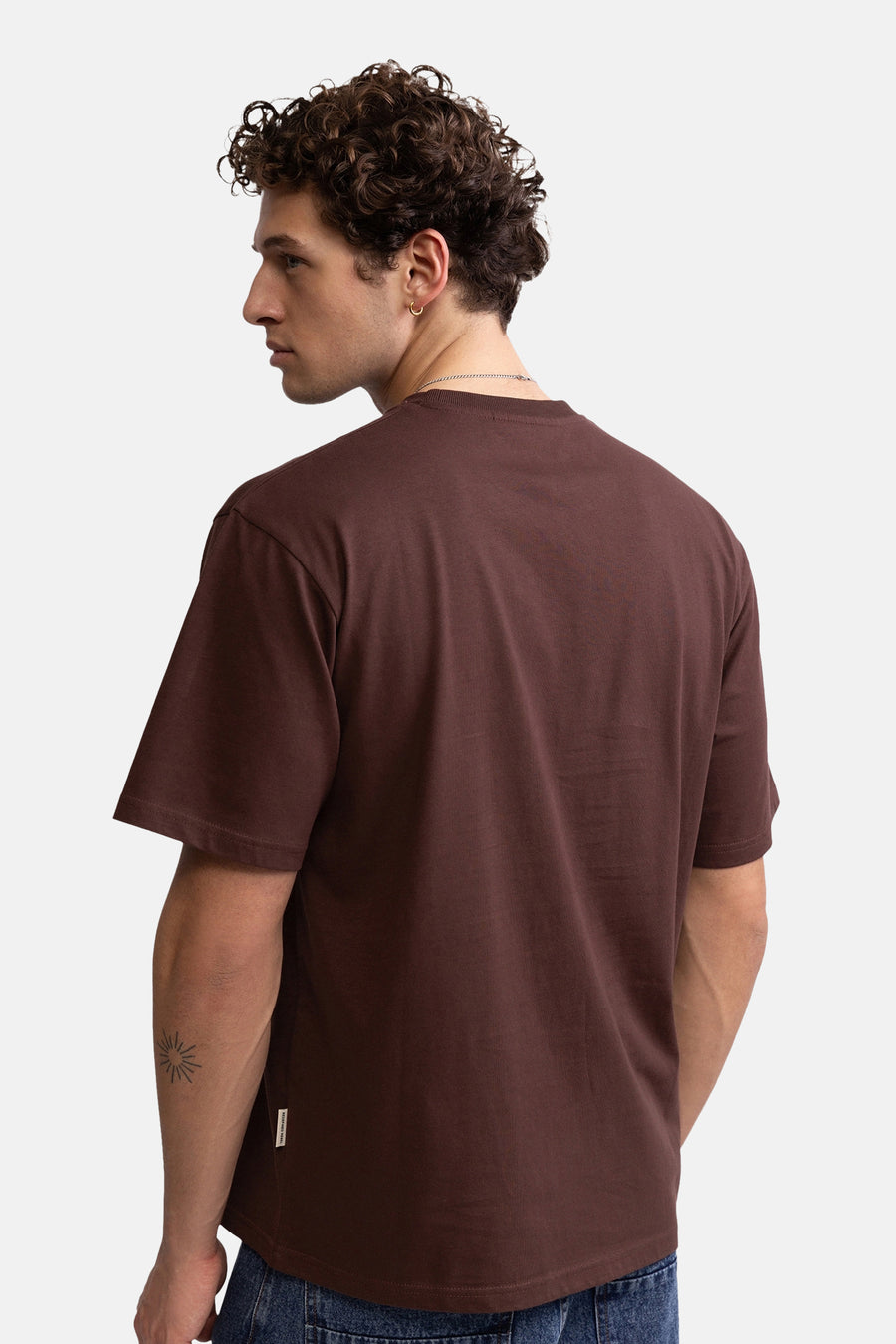 T-shirt met korte mouwen - bruin