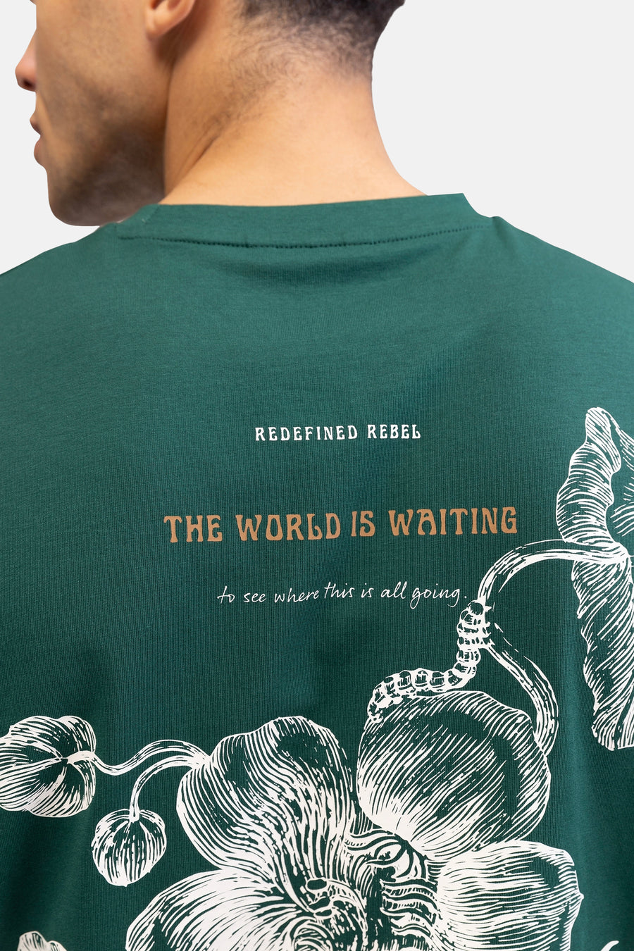 T-shirt met korte mouwen - groen - REDEFINED REBEL