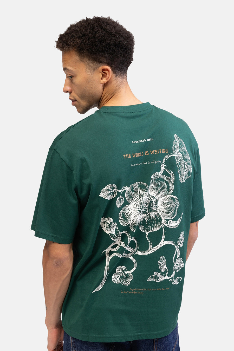 T-shirt met korte mouwen - groen - REDEFINED REBEL