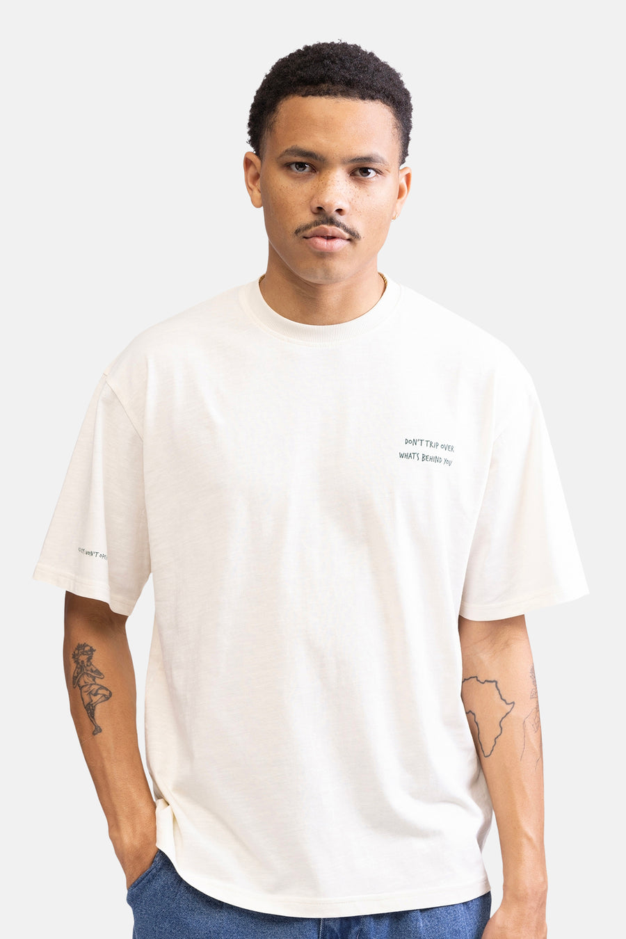 T-shirt met korte mouwen - ecru - REDEFINED REBEL