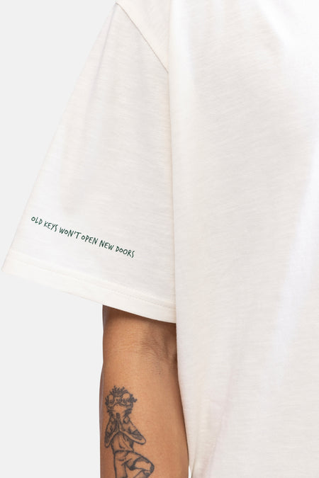 T-shirt (korte mouwen) Ecru - REDEFINED REBEL