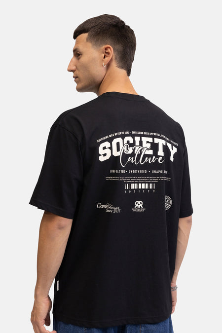 T-shirt (manches courtes) black denim - REDEFINED REBEL