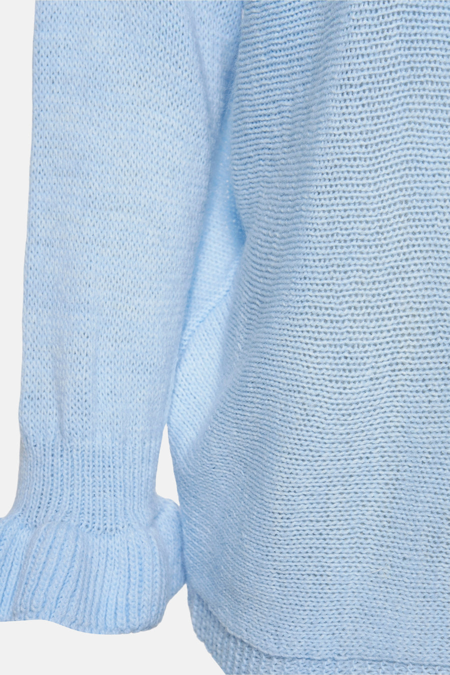 Pull à col rond - bleu - Terra di Siena