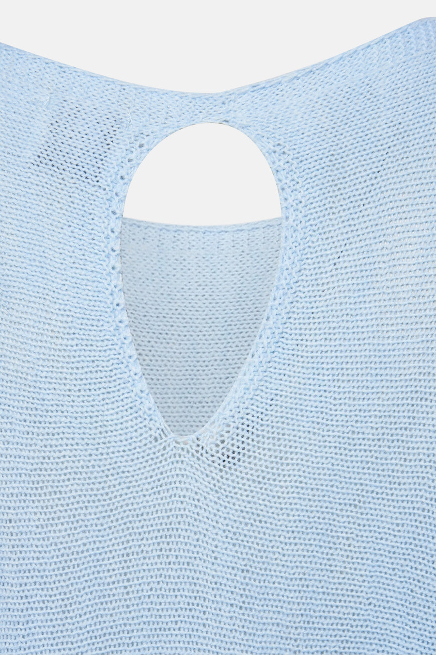 Pull à col rond - bleu - Terra di Siena