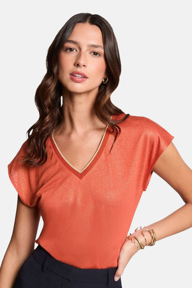 T-shirt met korte mouwen - oranje