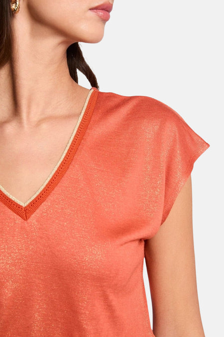 T-shirt met korte mouwen - oranje