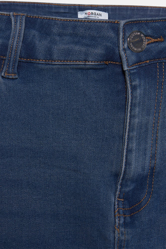 Korte rok - mid blue denim - Morgan De Toi