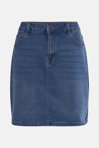 Korte rok - mid blue denim - Morgan De Toi