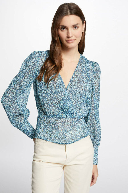 Blouse - bleu