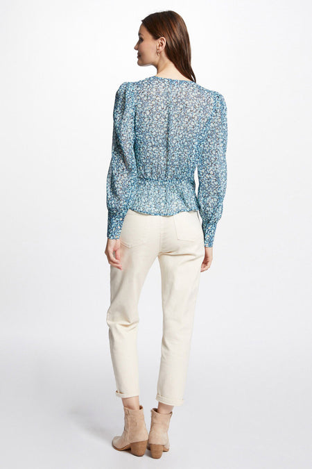 Blouse - bleu