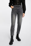 Jeans straight Gris - Morgan De Toi