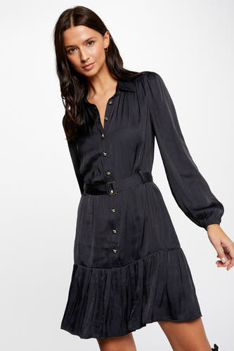 Robe &agrave; manches longues - bleu