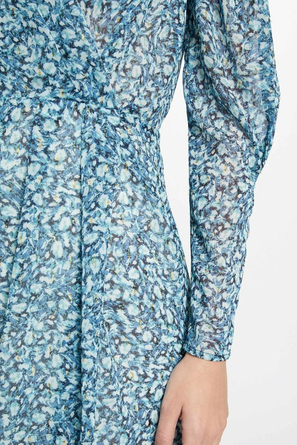 Kleedjes (lange mouwen) Blauw - Morgan De Toi