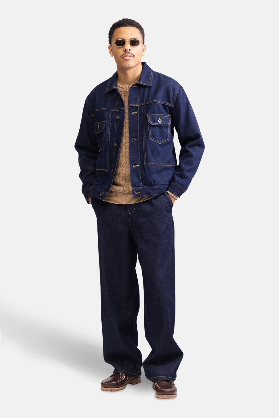 Pull met ronde hals - beige - REDEFINED REBEL