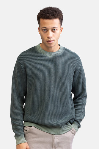 Pull met ronde hals - groen