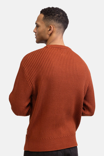 Pull à col rond - orange - REDEFINED REBEL