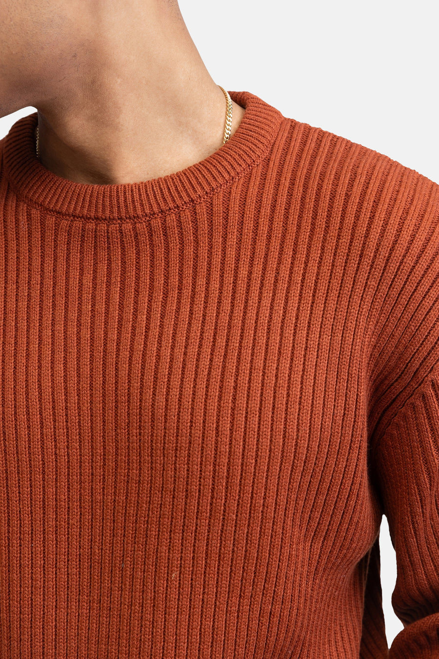 Pull à col rond - orange - REDEFINED REBEL