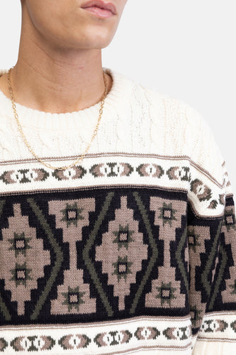 Pull à col rond - Multicolore - REDEFINED REBEL