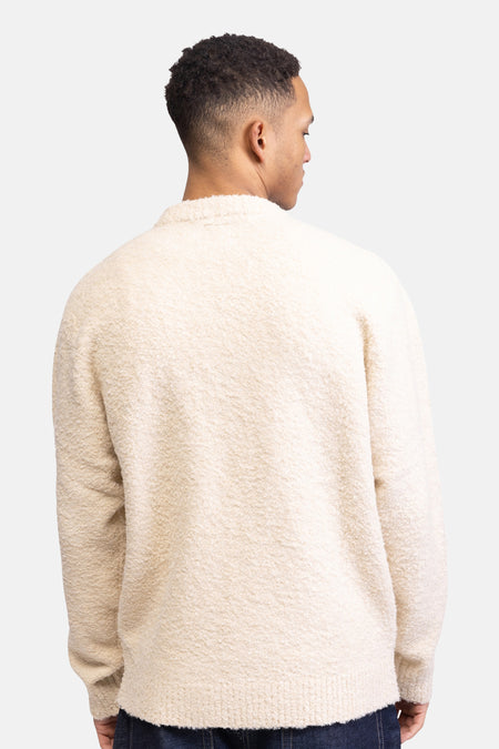 Pull à col rond - écru